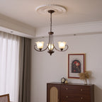 Nydorisra Chandelier Verre Floral Vintage Élégance - Neutralighting