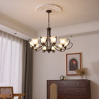 Nydorisra Chandelier Verre Floral Vintage Élégance - Neutralighting
