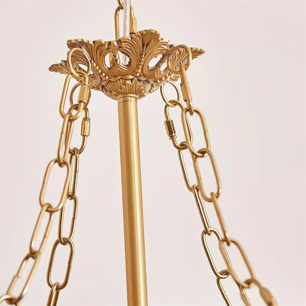 Tiffany Suspension Frange Verre Bohemian - Neutralighting