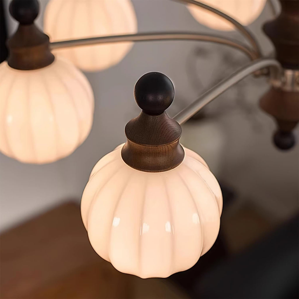 Mirena Lustre Orbe en Verre Bronze - Neutralighting
