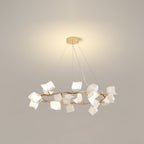 Arthearae Chandelier Postmoderne de Luxe en Céramique Florale - Neutralighting