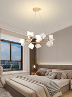 Arthearae Chandelier Postmoderne de Luxe en Céramique Florale - Neutralighting