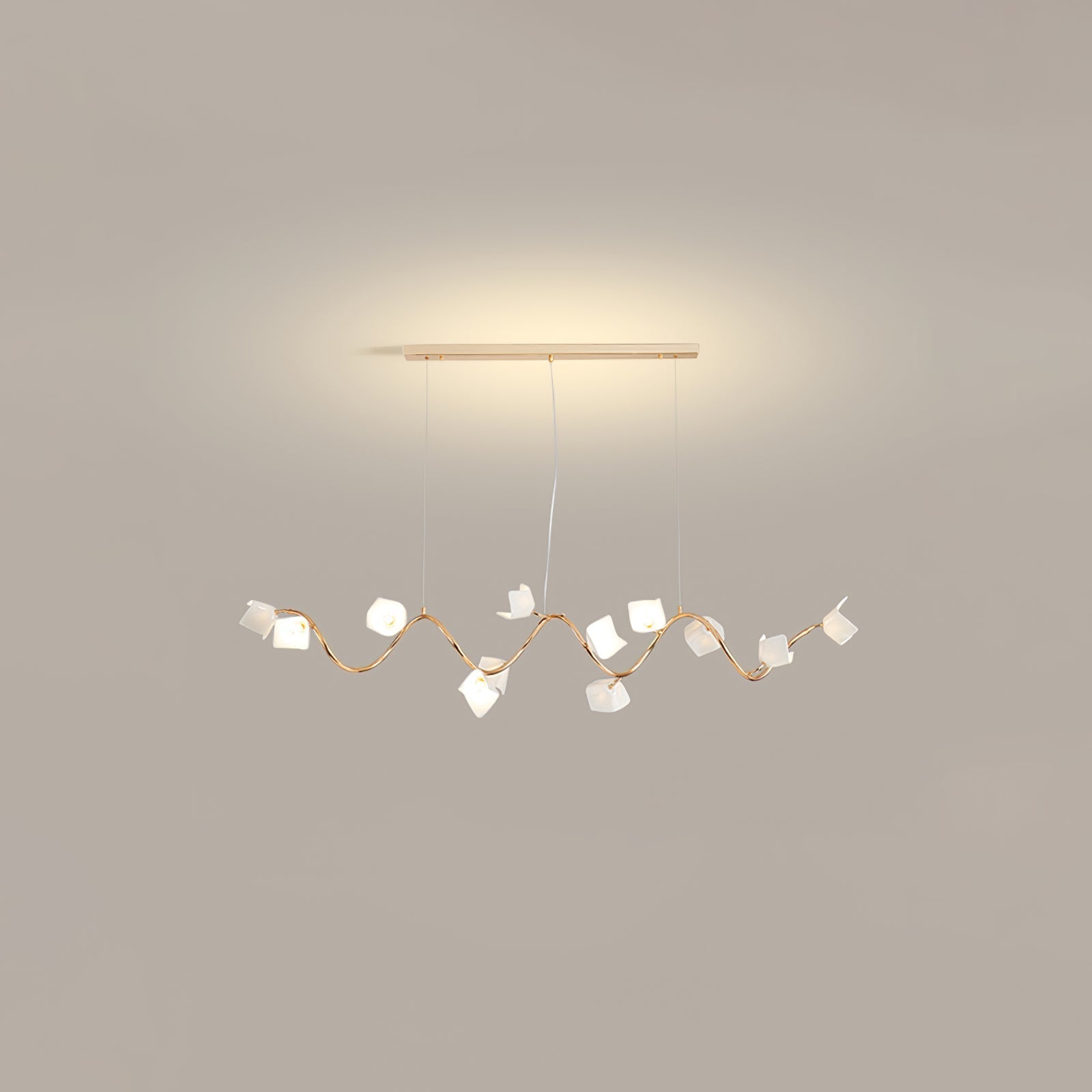 Arthearae Chandelier Postmoderne de Luxe en Céramique Florale - Neutralighting