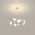 Arthearae Chandelier Postmoderne de Luxe en Céramique Florale - Neutralighting