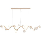 Arthearae Chandelier Postmoderne de Luxe en Céramique Florale - Neutralighting