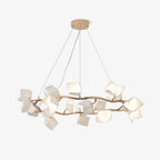 Arthearae Chandelier Postmoderne de Luxe en Céramique Florale - Neutralighting