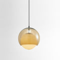 Suspension Double Globe Ombre Verre Moderne Minimaliste Ambiant - Neutralighting
