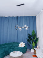 Lustra Chandelier Verre Bulles Nordic Noir - Neutralighting