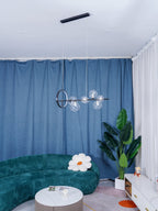 Lustra Chandelier Verre Bulles Nordic Noir - Neutralighting