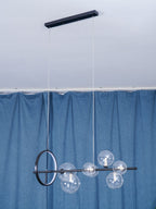 Lustra Chandelier Verre Bulles Nordic Noir - Neutralighting