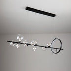 Lustra Chandelier Verre Bulles Nordic Noir - Neutralighting
