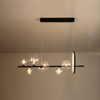 Lustra Chandelier Verre Bulles Nordic Noir - Neutralighting