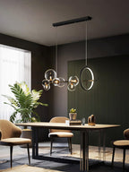 Lustra Chandelier Verre Bulles Nordic Noir - Neutralighting