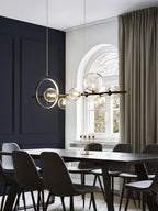 Lustra Chandelier Verre Bulles Nordic Noir - Neutralighting