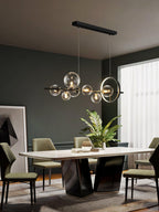 Lustra Chandelier Verre Bulles Nordic Noir - Neutralighting