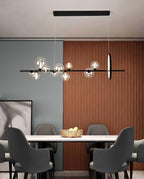Lustra Chandelier Verre Bulles Nordic Noir - Neutralighting