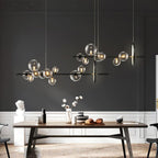 Lustra Chandelier Verre Bulles Nordic Noir - Neutralighting