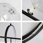 Lustra Chandelier Verre Bulles Nordic Noir - Neutralighting
