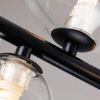Lustra Chandelier Verre Bulles Nordic Noir - Neutralighting