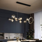 Lustra Chandelier Verre Bulles Nordic Noir - Neutralighting
