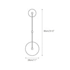 Ilvara Applique Murale Minimaliste Moderne Beige Travertin - Neutralighting