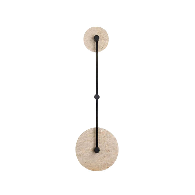 Ilvara Applique Murale Minimaliste Moderne Beige Travertin - Neutralighting