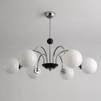 Lustre Courbé Globe Nuances Moderne Rétro Style - Neutralighting