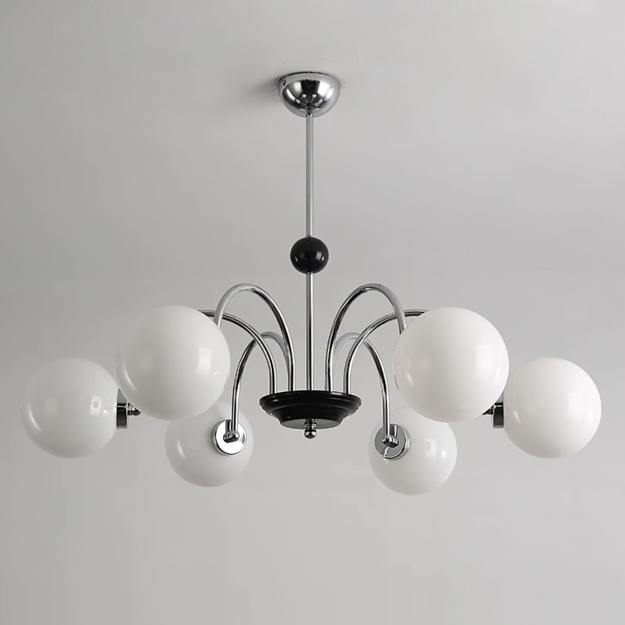 Lustre Courbé Globe Nuances Moderne Rétro Style - Neutralighting