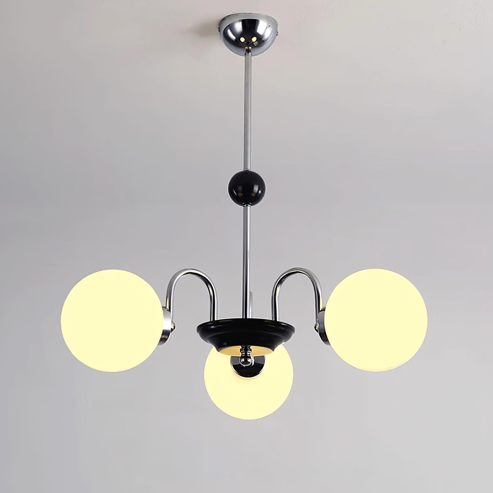 Lustre Courbé Globe Nuances Moderne Rétro Style - Neutralighting