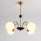 Lustre Courbé Globe Nuances Moderne Rétro Style - Neutralighting