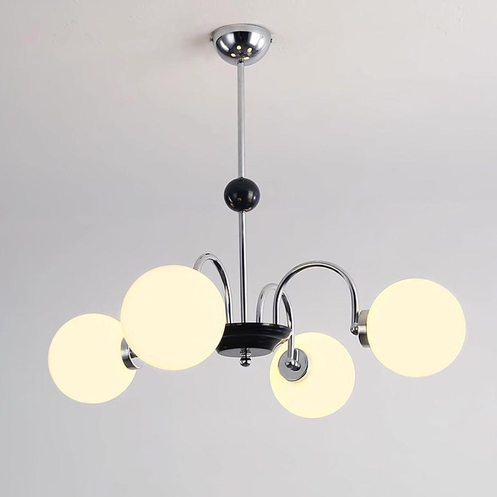 Lustre Courbé Globe Nuances Moderne Rétro Style - Neutralighting