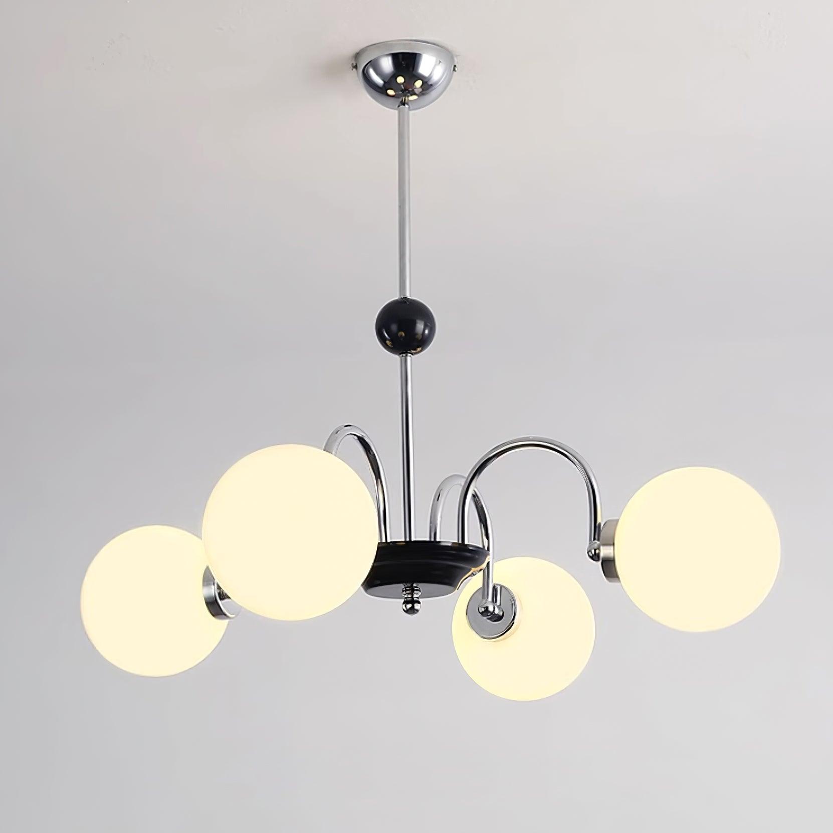Lustre Courbé Globe Nuances Moderne Rétro Style - Neutralighting