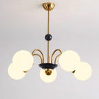 Lustre Courbé Globe Nuances Moderne Rétro Style - Neutralighting