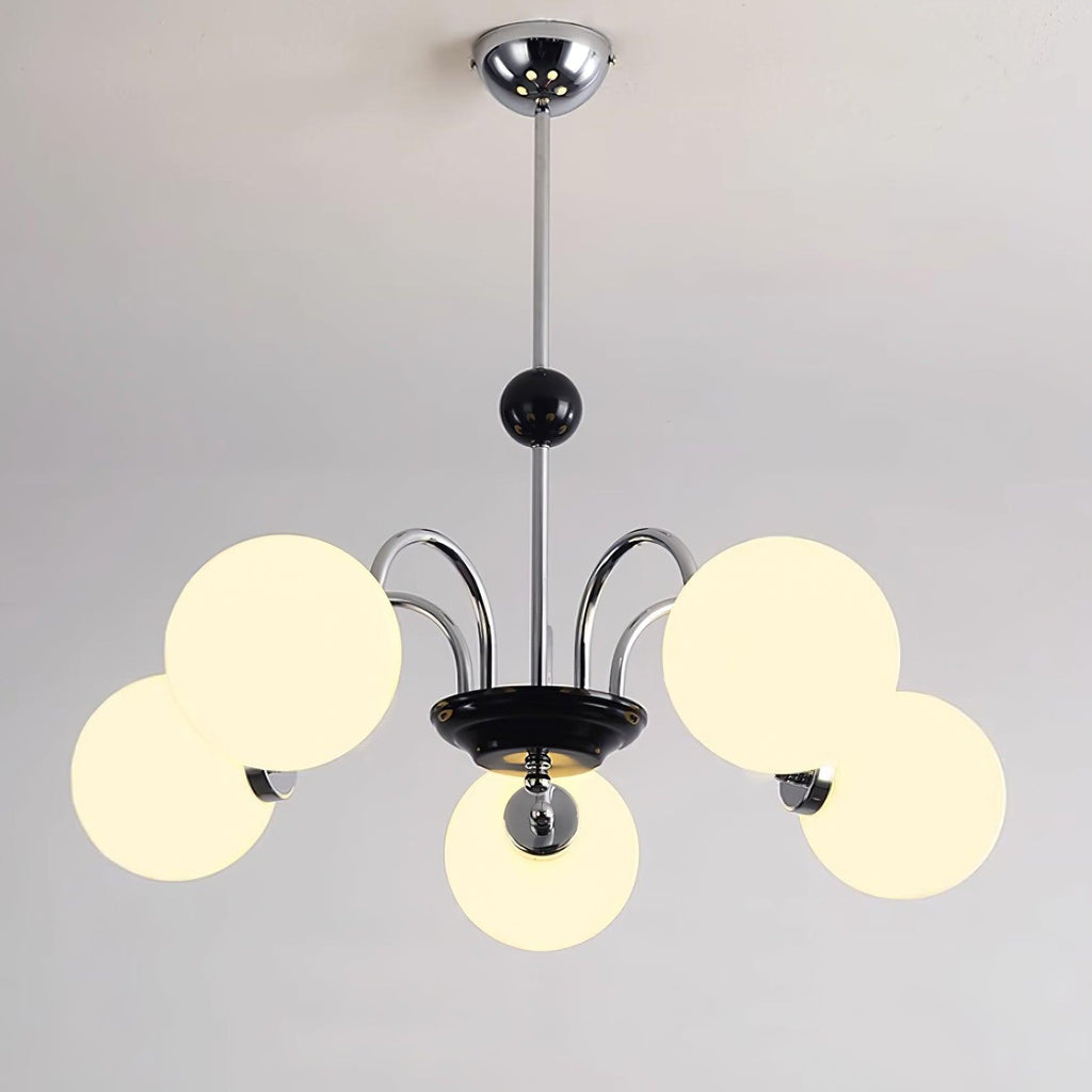 Lustre Courbé Globe Nuances Moderne Rétro Style - Neutralighting
