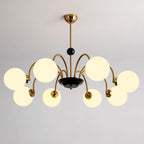 Lustre Courbé Globe Nuances Moderne Rétro Style - Neutralighting