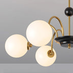 Lustre Courbé Globe Nuances Moderne Rétro Style - Neutralighting