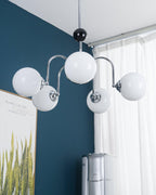 Lustre Courbé Globe Nuances Moderne Rétro Style - Neutralighting
