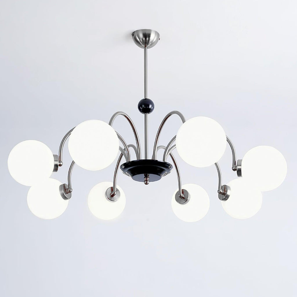 Lustre Courbé Globe Nuances Moderne Rétro Style - Neutralighting