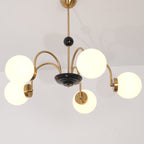Lustre Courbé Globe Nuances Moderne Rétro Style - Neutralighting