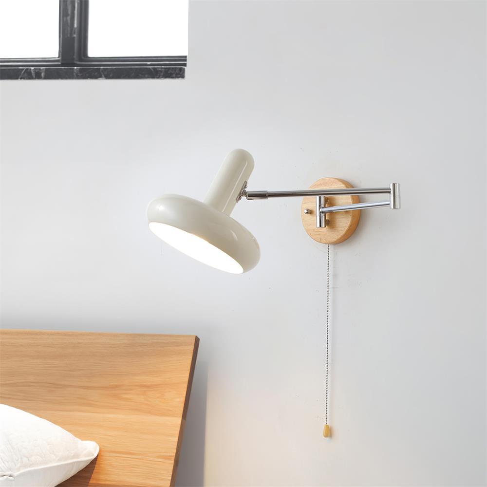 Applique Murale Pivot Bras Arrondi Ombre Tirer Chaîne Moderne Rétro - Neutralighting