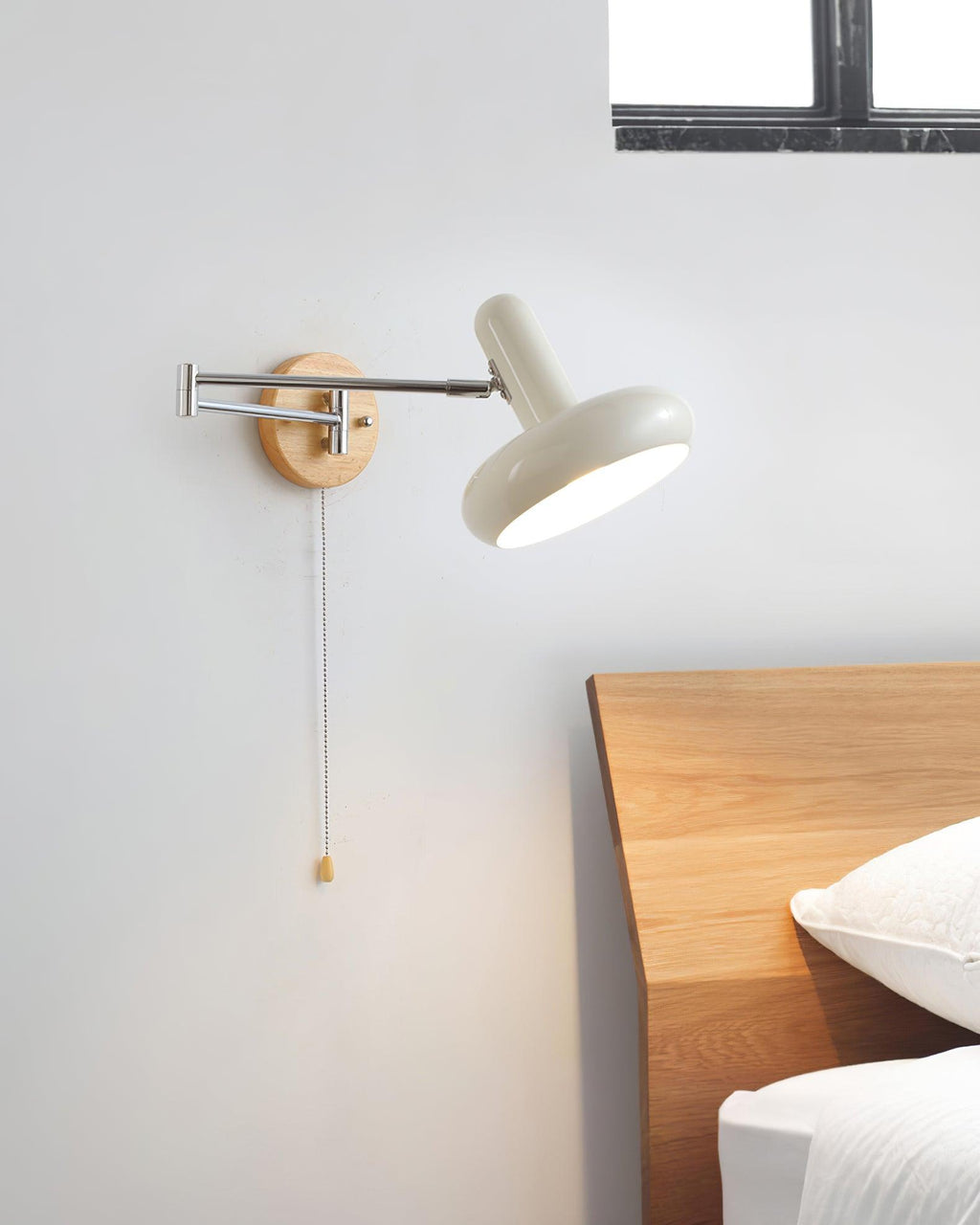 Applique Murale Pivot Bras Arrondi Ombre Tirer Chaîne Moderne Rétro - Neutralighting