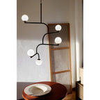 Zelireth Lustre Laiton Verre Minimaliste Moderne - Neutralighting