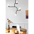 Zelireth Lustre Laiton Verre Minimaliste Moderne - Neutralighting