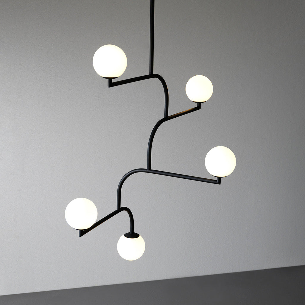 Zelireth Lustre Laiton Verre Minimaliste Moderne - Neutralighting