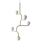 Zelireth Lustre Laiton Verre Minimaliste Moderne - Neutralighting