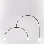 Lustra Chandelier Mobile Noir Minimaliste - Neutralighting
