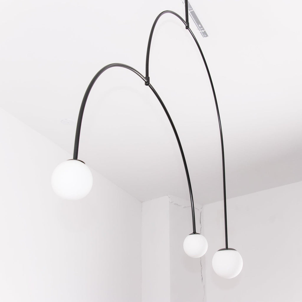Lustra Chandelier Mobile Noir Minimaliste - Neutralighting