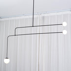 Lustra Chandelier Mobile Noir Minimaliste - Neutralighting
