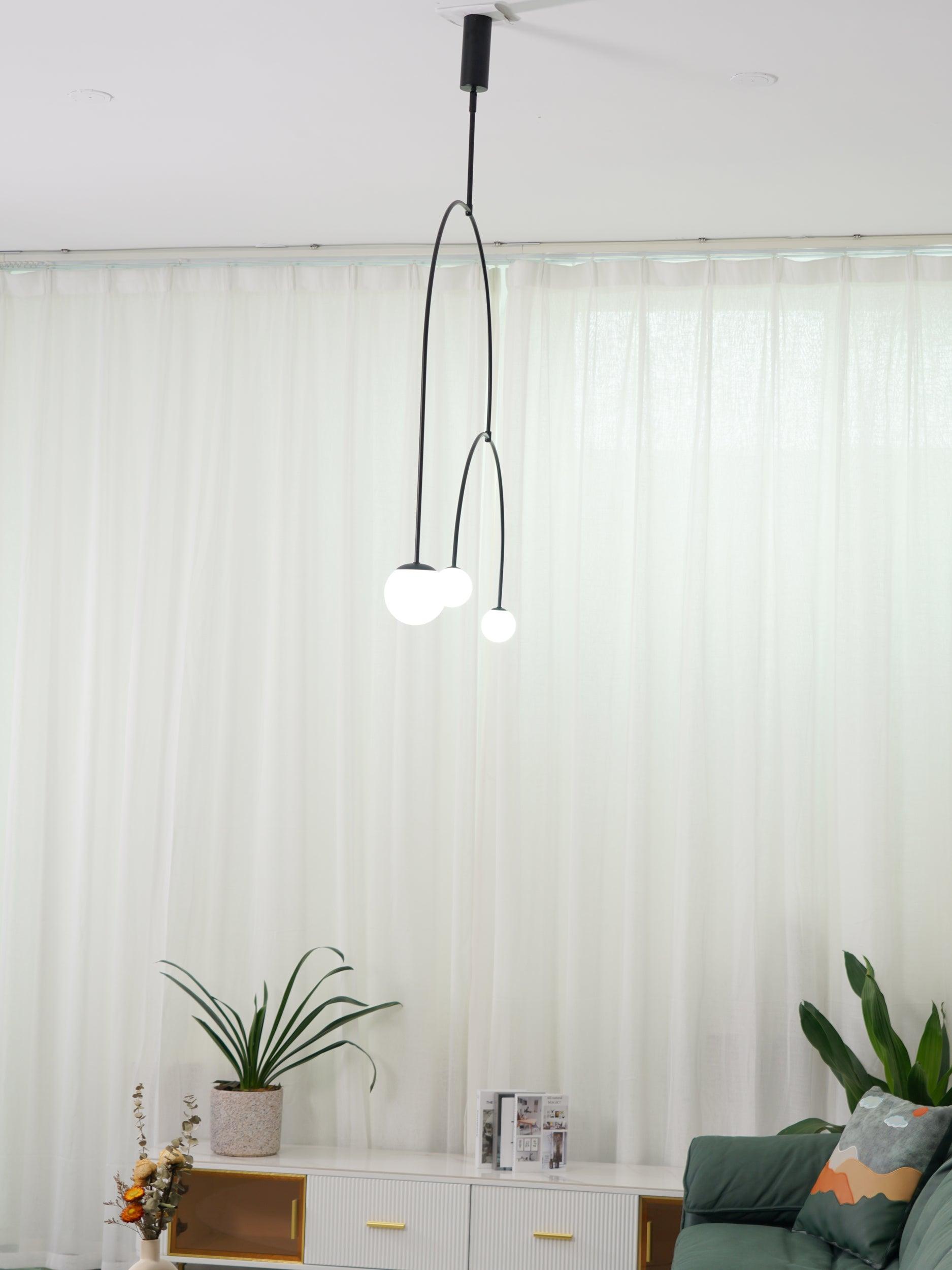 Lustra Chandelier Mobile Noir Minimaliste - Neutralighting