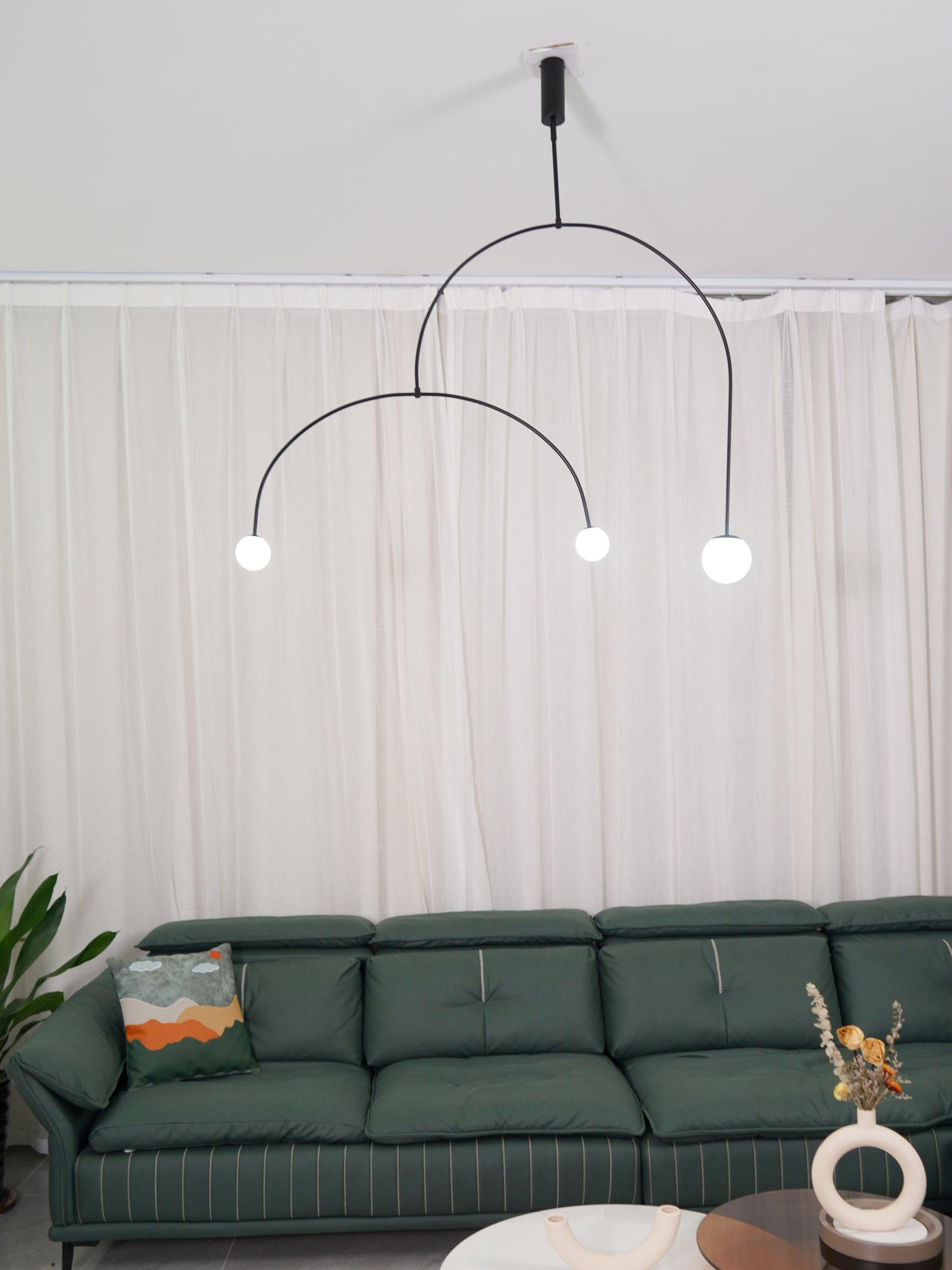 Lustra Chandelier Mobile Noir Minimaliste - Neutralighting